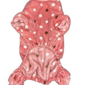 Sweet and cozy pink dog sweater